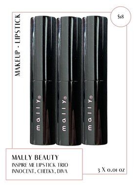 Mally Beauty Inspire Me Lipstick Trio